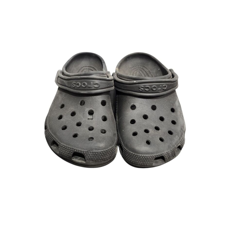 Crocs Classic Clogs Black Unisex Slip On Comfort Shoes Size M5â W7